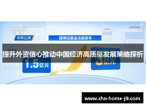 提升外资信心推动中国经济高质量发展策略探析
